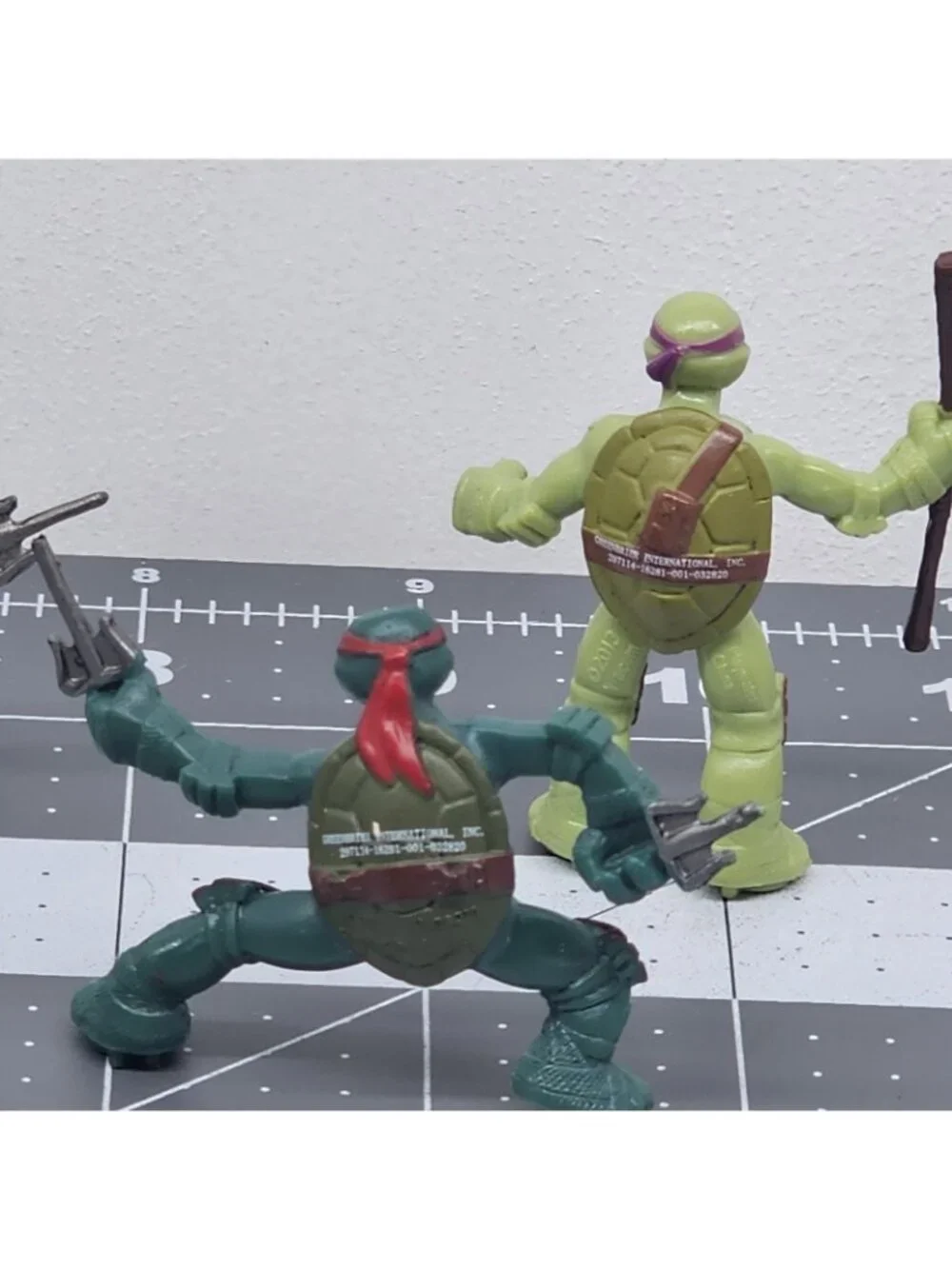 TMNT Mini Ninja Turtle Figures 2013 Playmates Cake Toppers Lot Action Figures